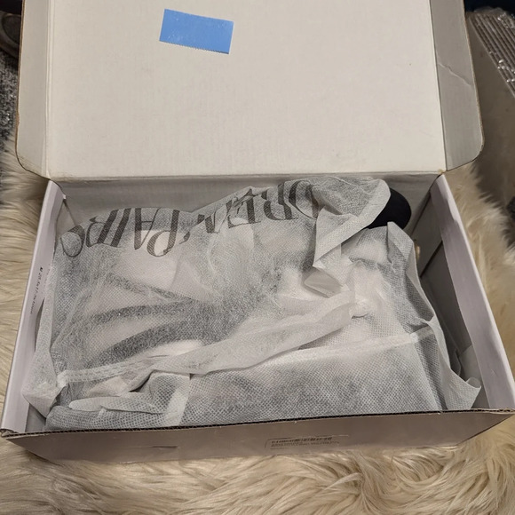 DREAM PAIRS Weltz ankle strap rhinestone low wedge sandal size 8.5 - Picture 5 of 7